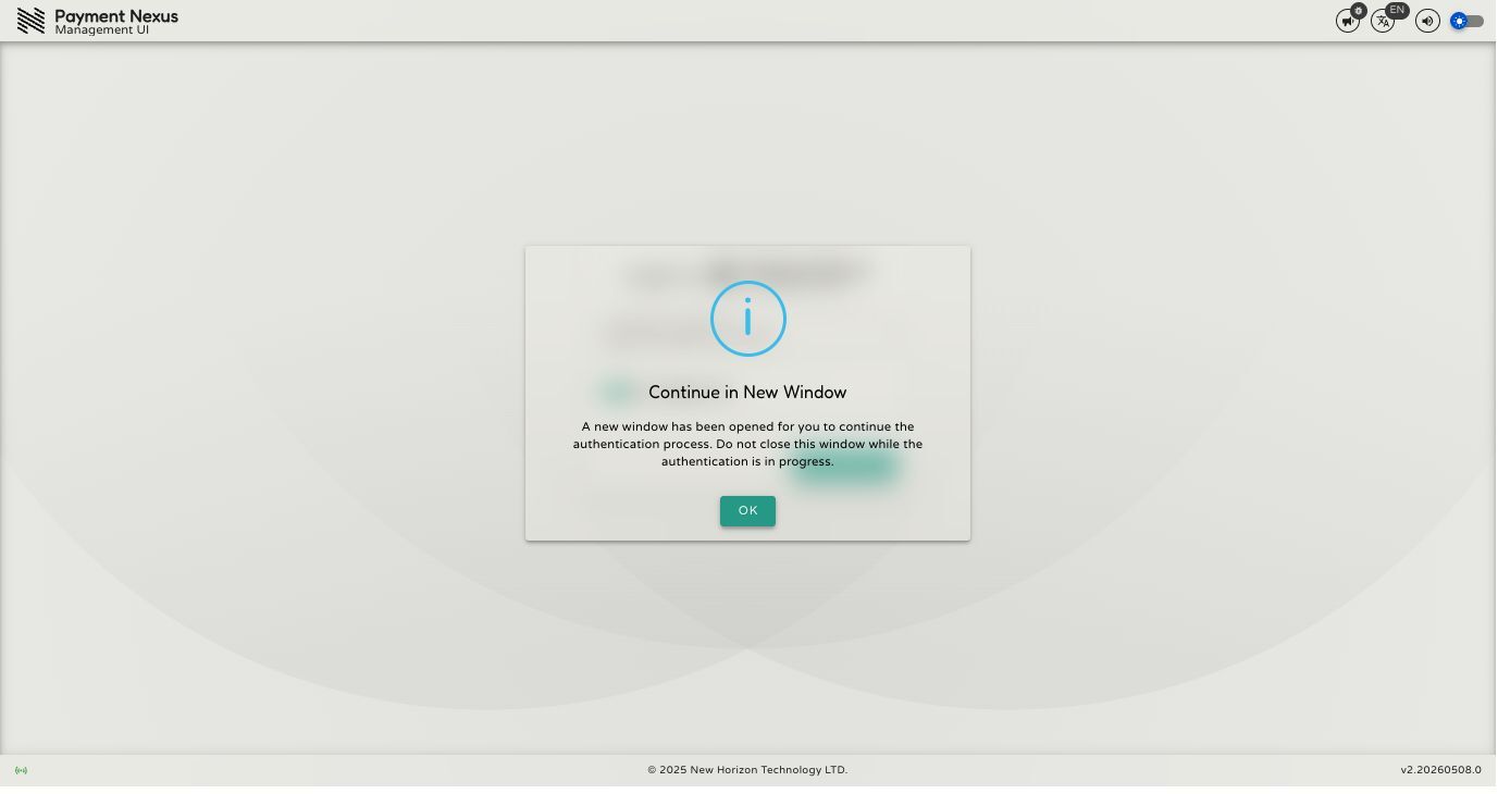 Authentication Redirect Notification