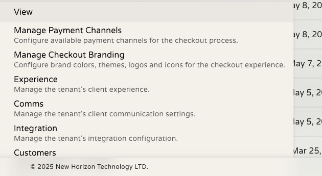 Right-click context menu on a directory row showing available actions