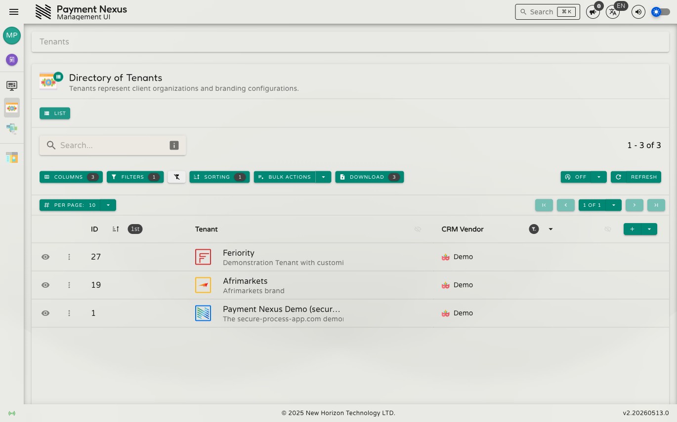 Directory toolbar showing the quick clear button next to the Filters button when filters are active
