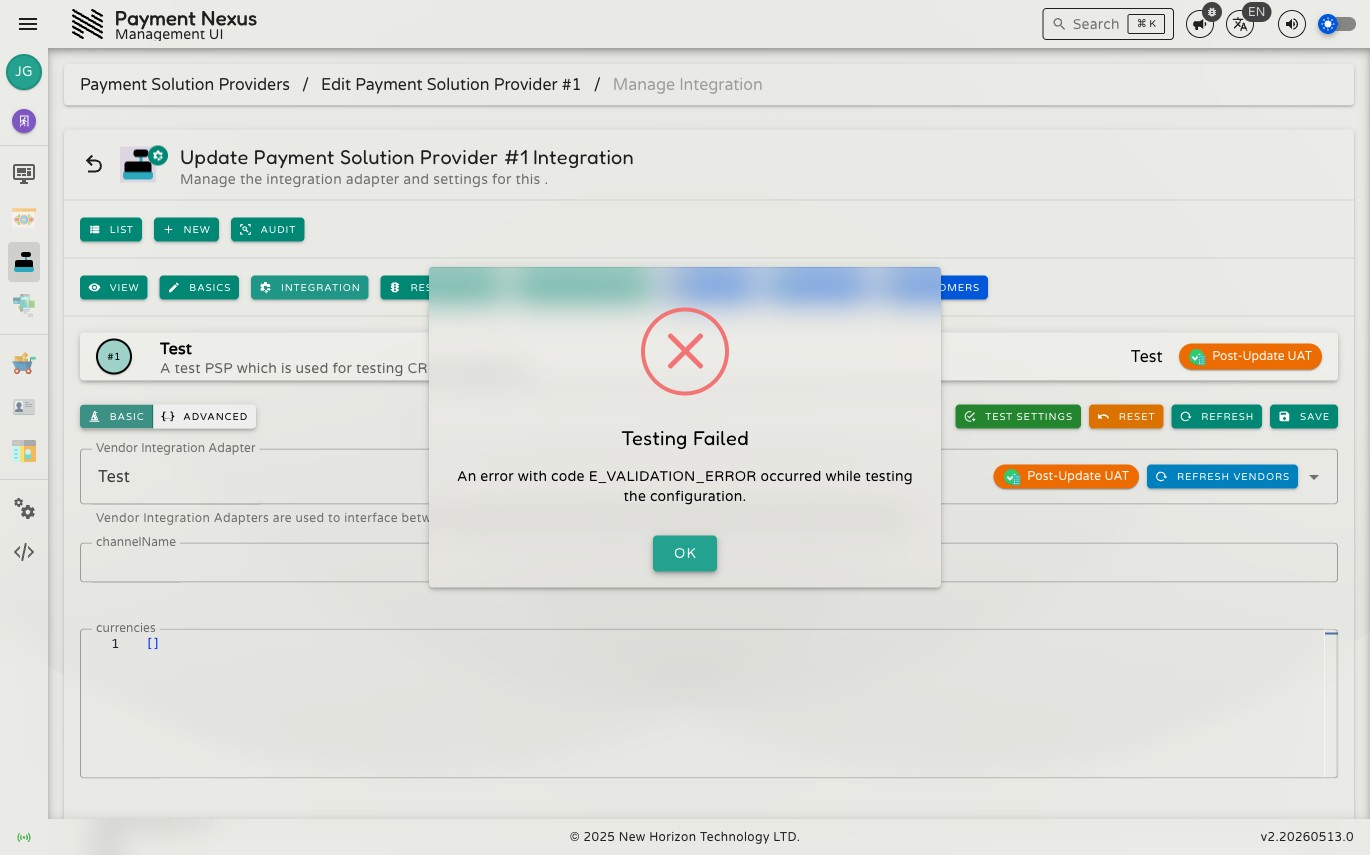 Test requested with Unsaved Changes dialog asking whether to save changes before running the test, with Cancel, No, and Yes buttons
